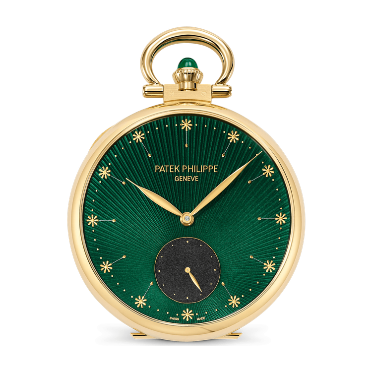 Patek Philippe "Dandelion" Rare Handcrafts Green Yellow Gold 44.1mm