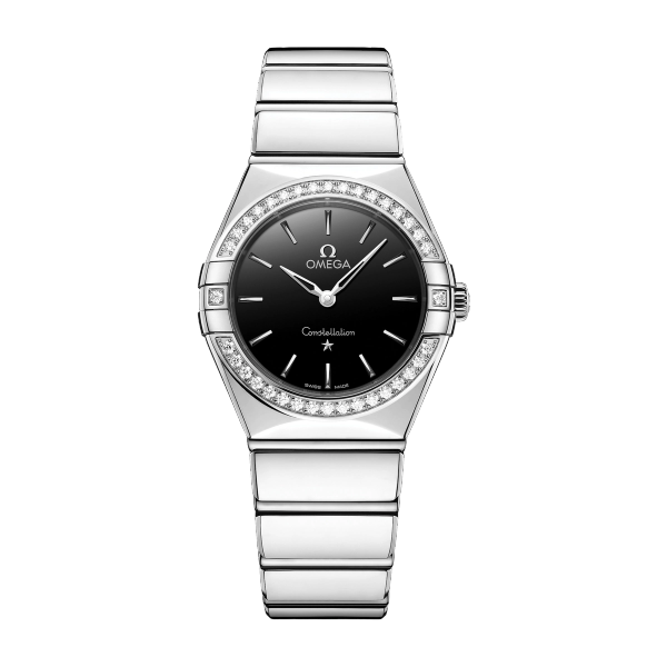 Omega Constellation Black Steel 28mm