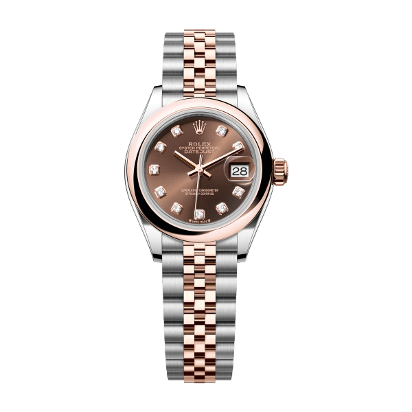 Rolex Lady-Datejust Chocolate Two-Tone 28mm