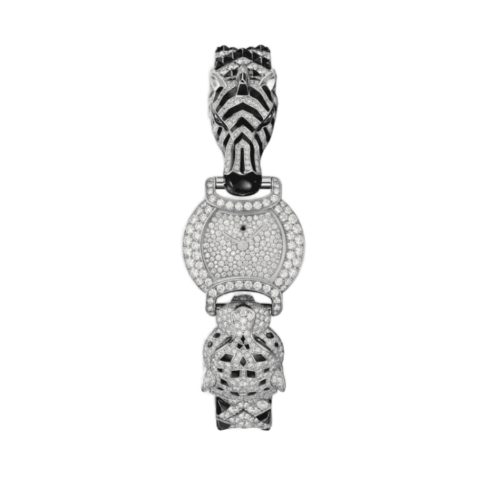 Cartier Indomptables Diamond Pave White Gold 22.2mm