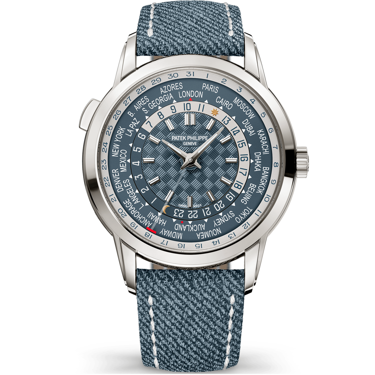 Patek Philippe Complications Blue White Gold Fabric 40mm