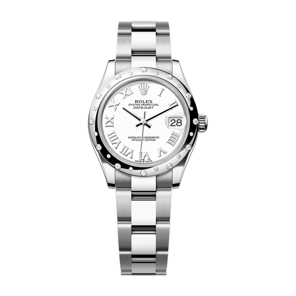 Rolex Datejust 31 White Steel & White Gold 31mm