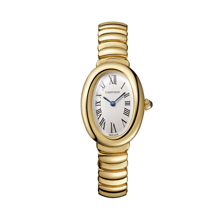 Cartier Baignoire White Yellow Gold 23.09mm