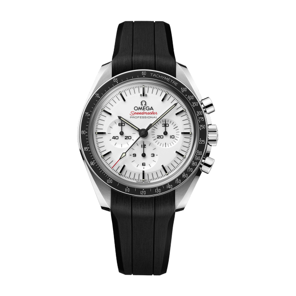 Omega Speedmaster Moonwatch Professional White Steel Rubber 42mm
