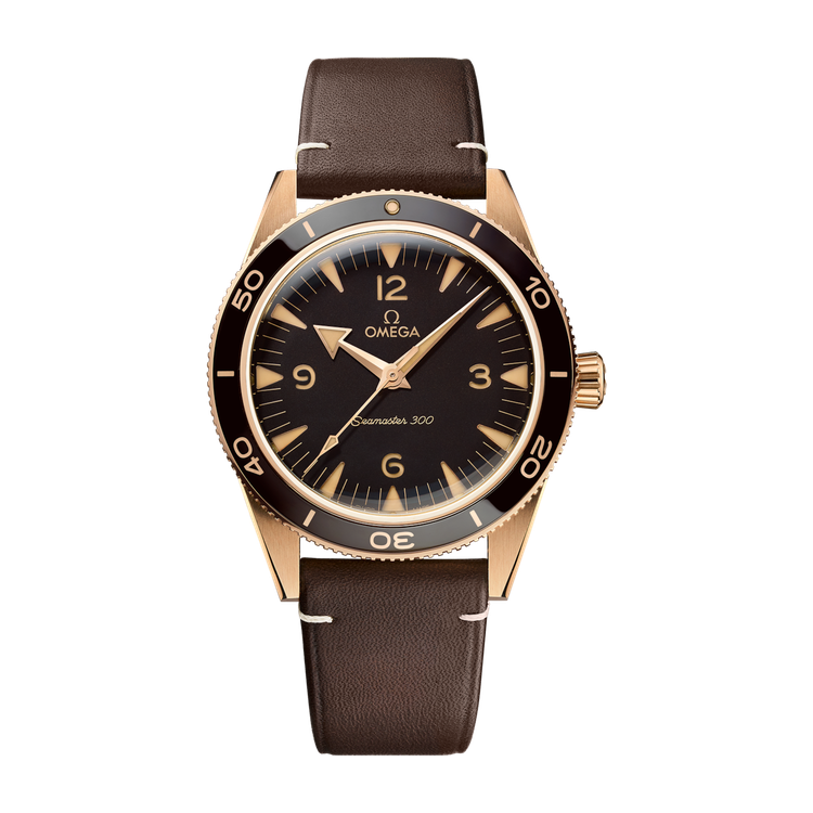 Omega Seamaster 300 Brown Bronze Leather 41mm