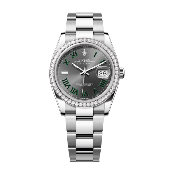 Rolex Datejust 36 Dark Grey Steel & White Gold 36mm