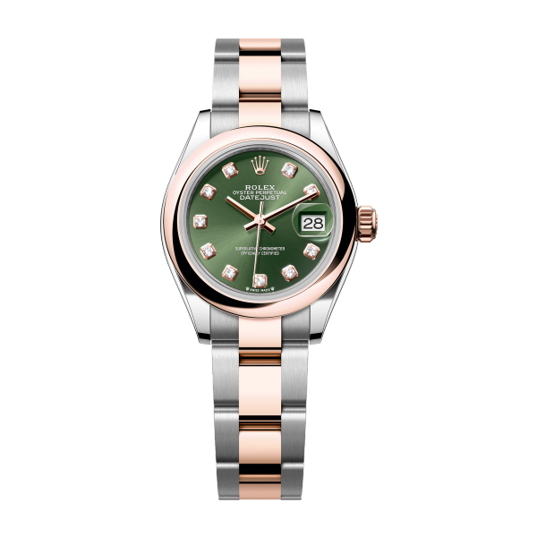Rolex Lady-Datejust Green Two-Tone 28mm