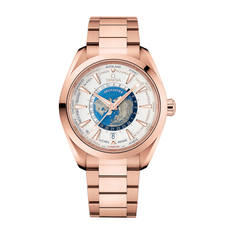 Omega Seamaster Aqua Terra 150M Silver Rose Gold 43mm