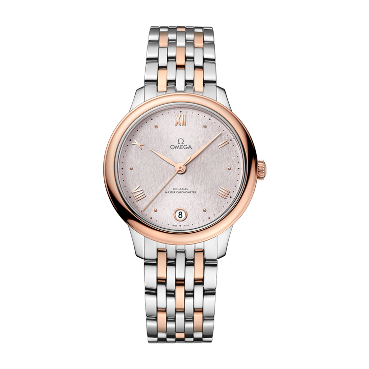 Omega De Ville Prestige Silver Two-Tone 34mm