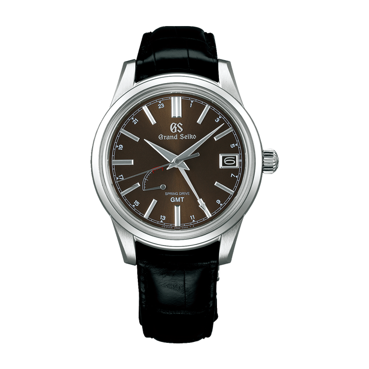 Grand Seiko Elegance Contemporary Classics Grey Steel Alligator Leather 40.2mm