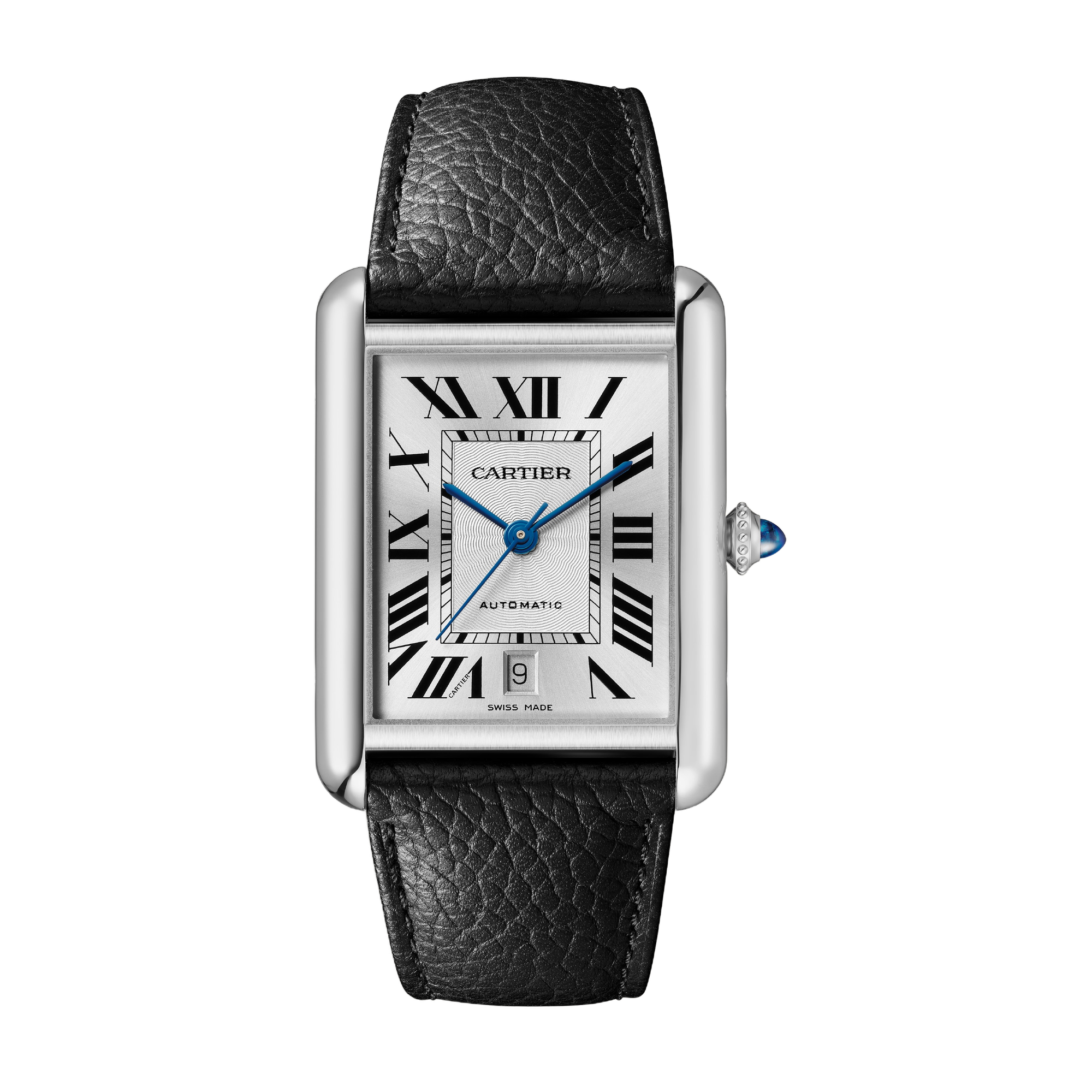 Cartier Tank Must Silver Steel Leather 31mm
