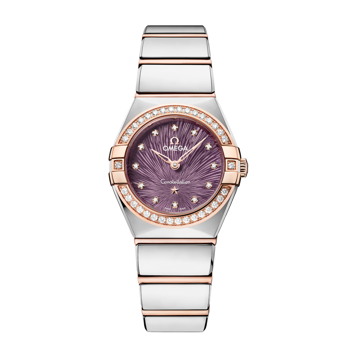 Omega Constellation Purple Two-Tone 25mm