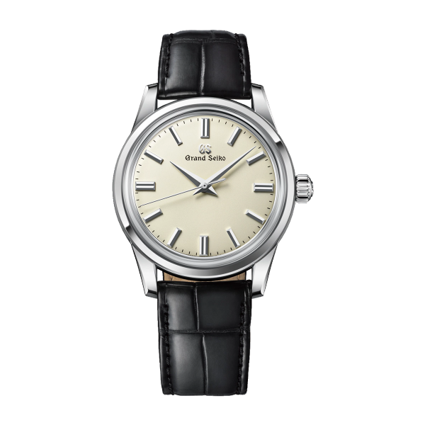 Grand Seiko Elegance Contemporary Classics Ivory Steel Alligator Leather 37.3mm