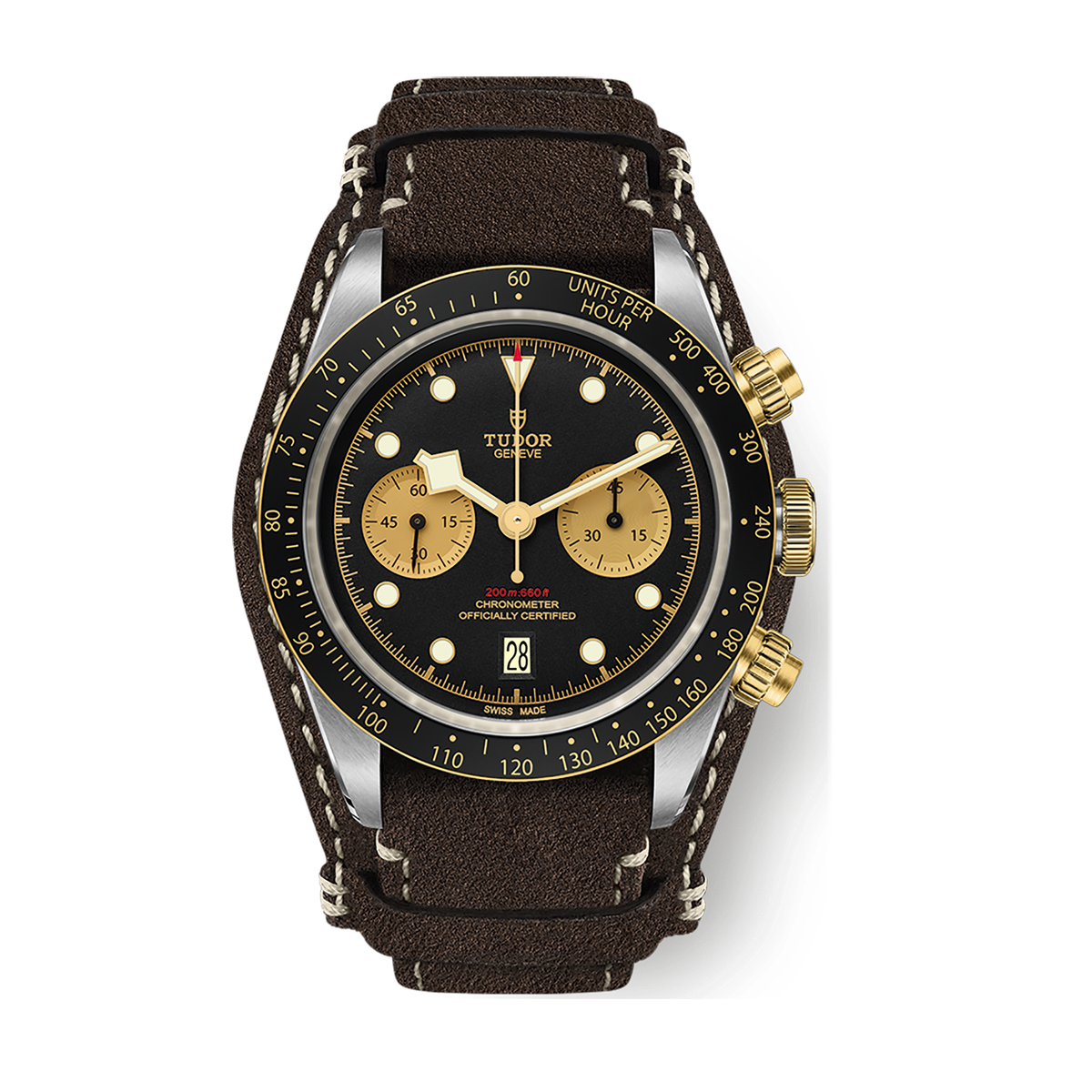 Tudor Black Bay Chrono S&G Two-Tone Leather 41mm