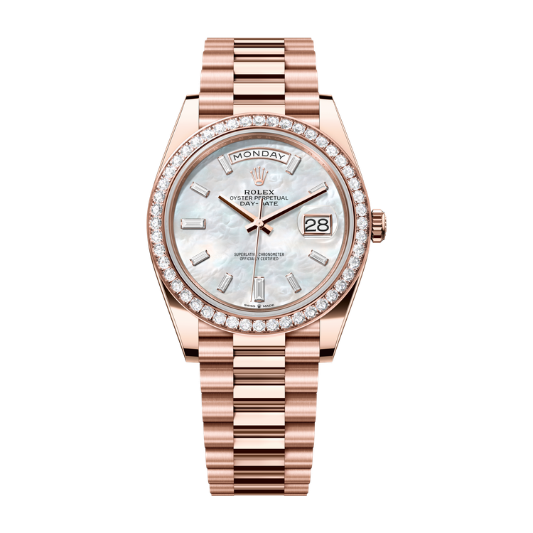 Rolex Day-Date 40 Mother of Pearl Rose Gold 40mm