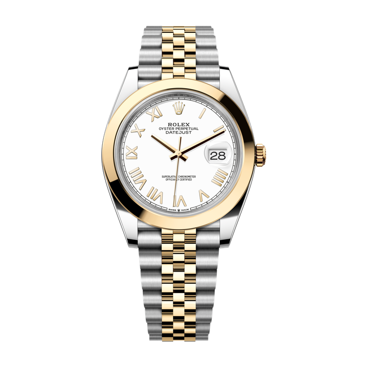 Rolex Datejust 41 White Two-Tone 41mm