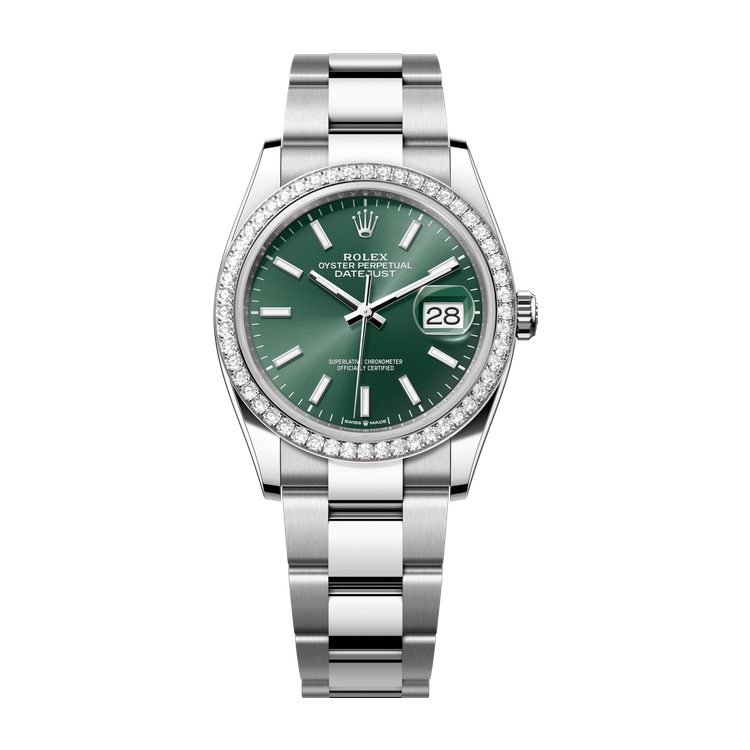 Rolex Datejust 36 Green Two-Tone 36mm