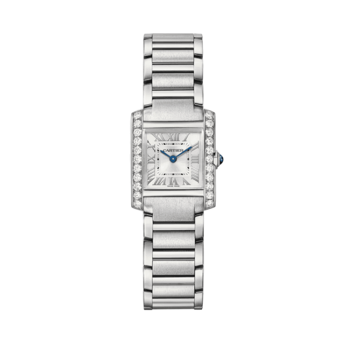 Cartier Tank Française Silver Steel 21.2mm
