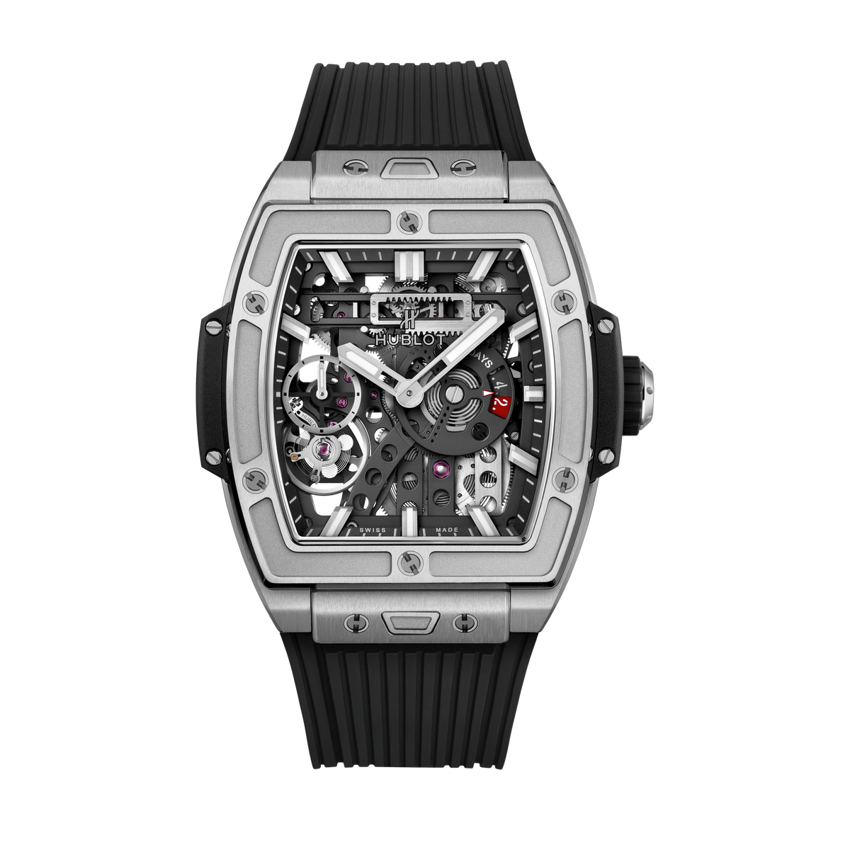 Hublot Spirit of Big Bang Meca-10 Skeleton Titanium Rubber 45mm