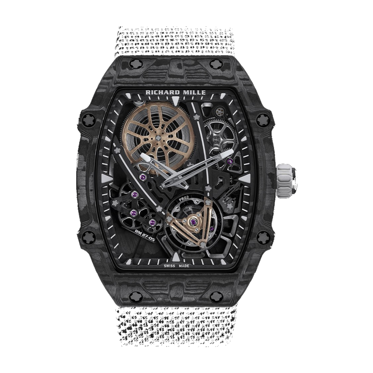 Richard Mille "Rafael Nadal" RM 27-05 Skeleton Carbon Fabric 37.25mm
