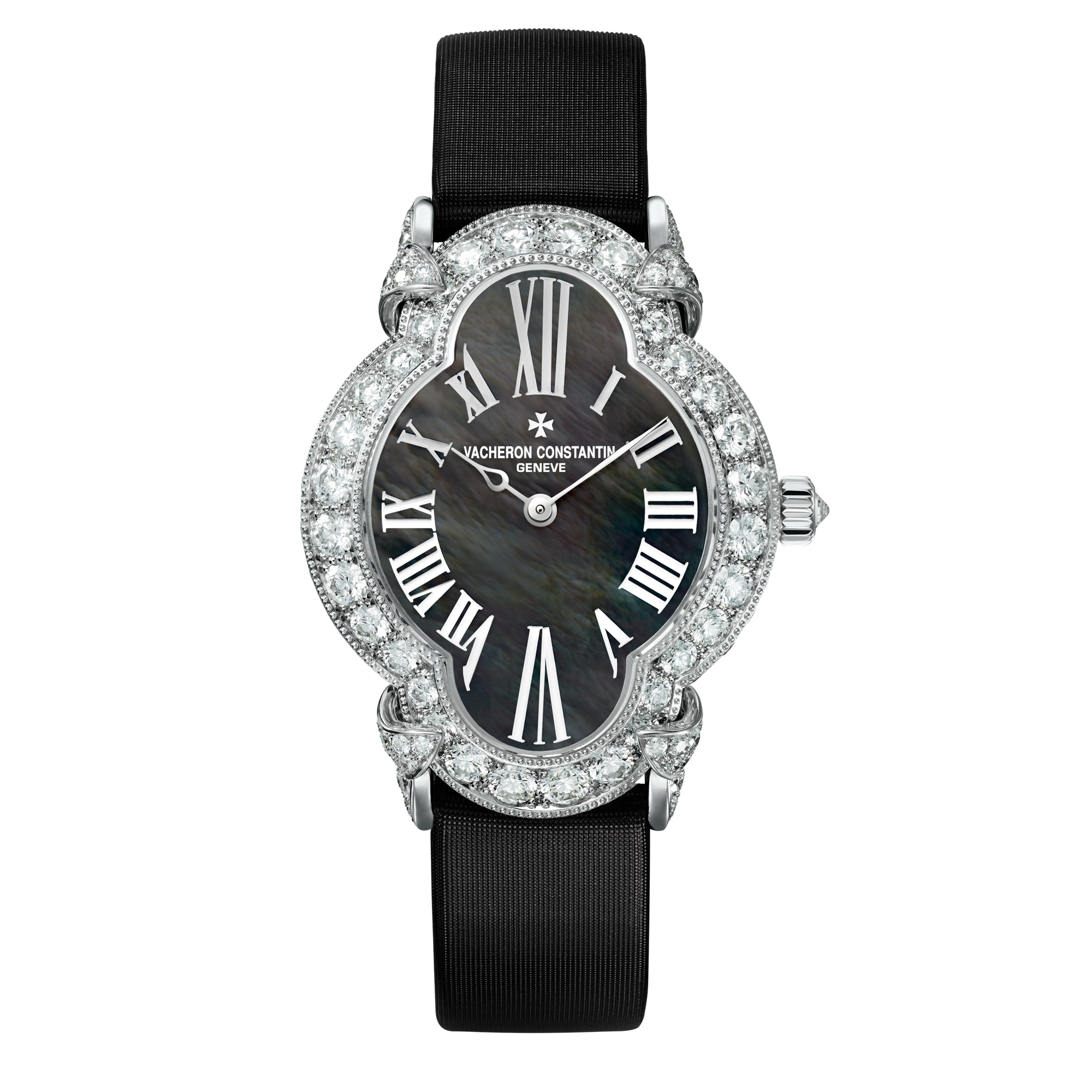 Vacheron Constantin Heures Créatives Heure Romantique Mother of Pearl White Gold Fabric 36.2mm