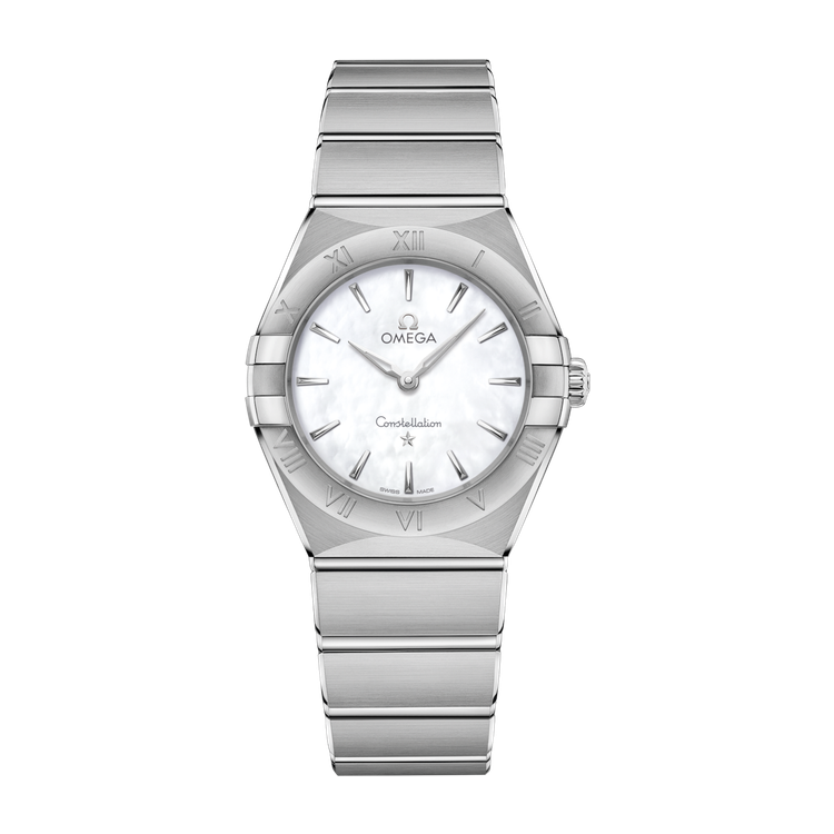 Omega Constellation White Steel 28mm