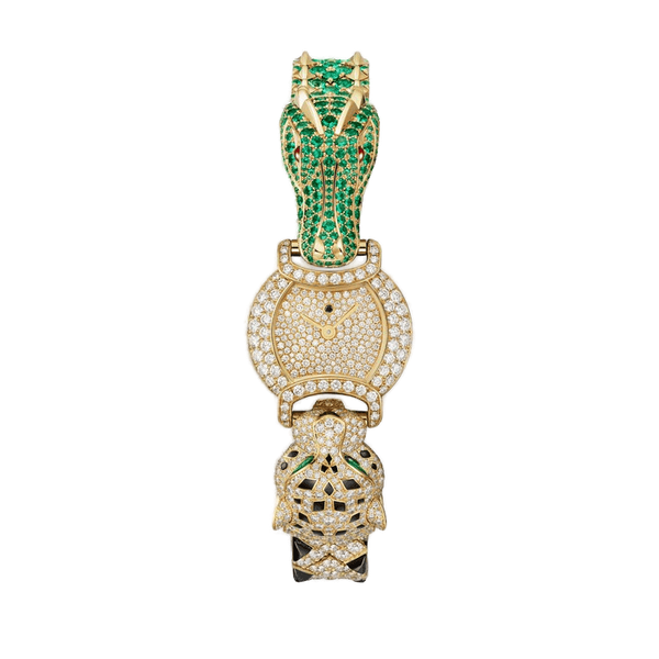 Cartier Indomptables Diamond Pave Yellow Gold 22.2mm