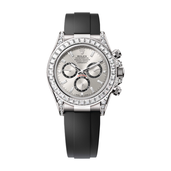 Rolex Cosmograph Daytona Grey White Gold Rubber 40mm