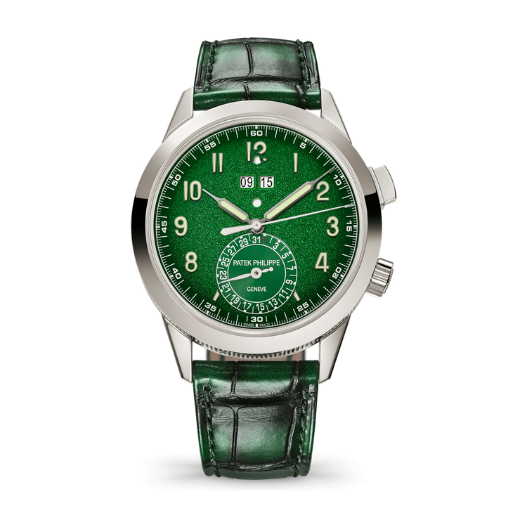 Patek Philippe Grand Complications Green White Gold Leather 41mm
