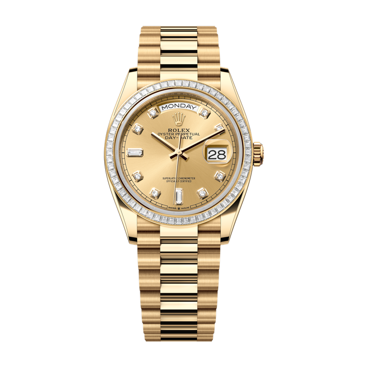 Rolex Day-Date 36 Champagne Yellow Gold 36mm