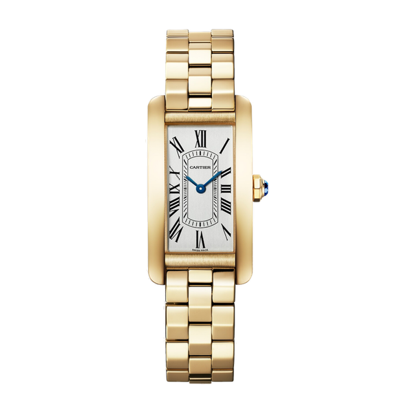 Cartier Tank Américaine Silver Yellow Gold 19.4mm