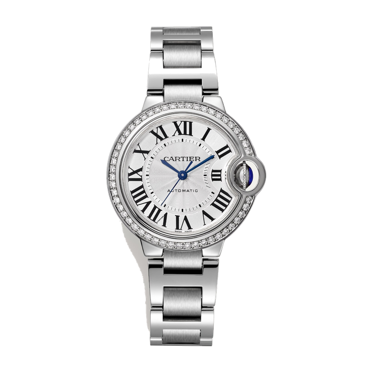 Cartier Ballon Bleu 33 mm Silver Steel 33mm