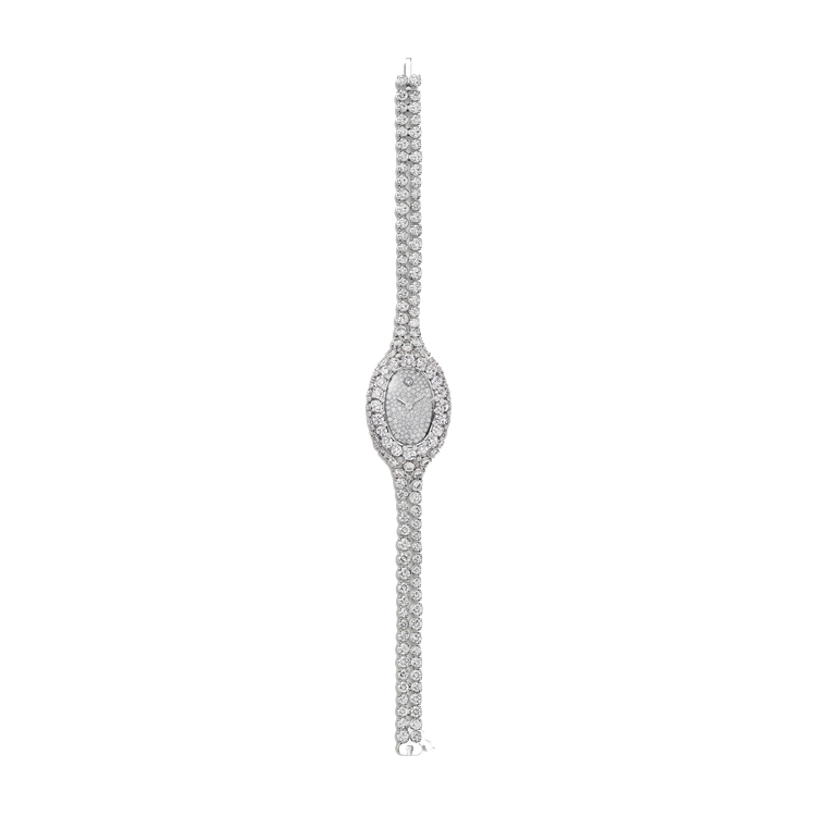 Cartier Baignoire Mini Diamond Pave White Gold 17.1mm