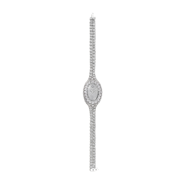 Cartier Baignoire Mini Diamond Pave White Gold 17.1mm