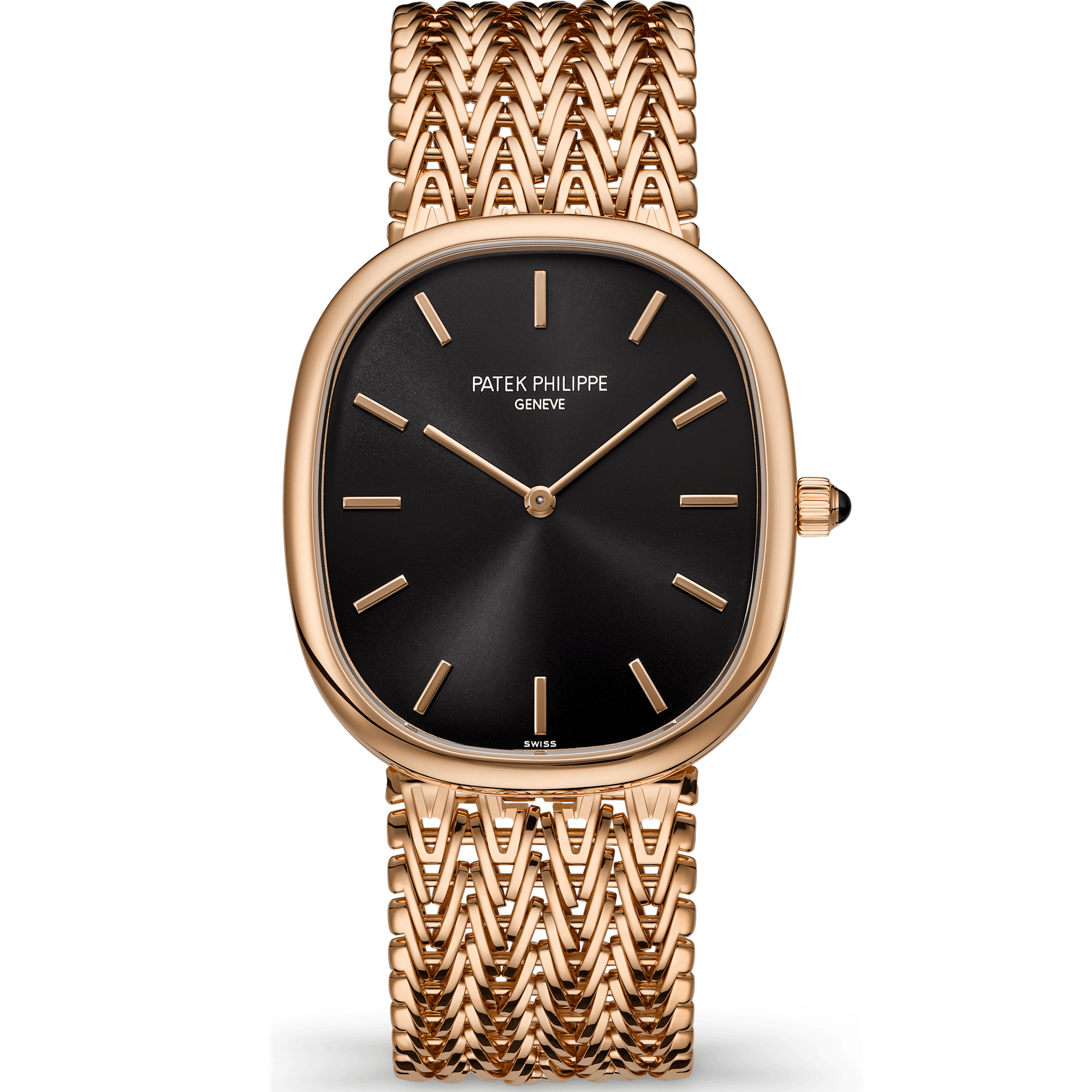 Patek Philippe Golden Ellipse Black Rose Gold 39.5mm
