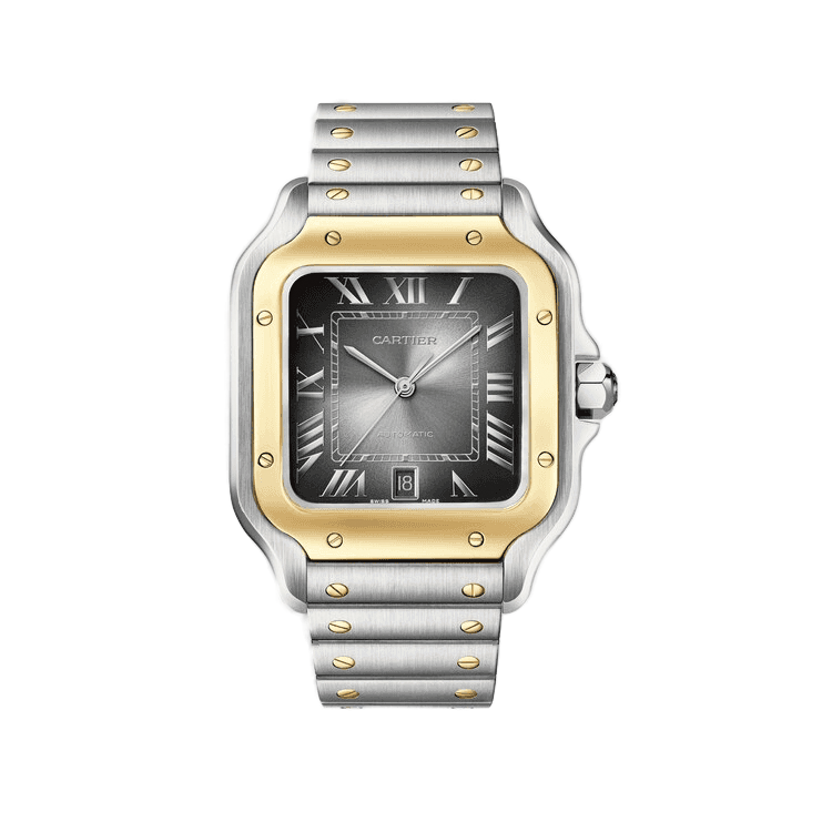 Cartier Santos de Cartier Large Dark Grey Two-Tone 39.8mm