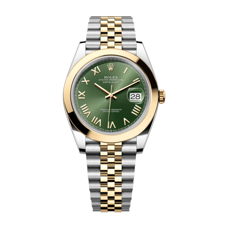 Rolex Datejust 41 Green Two-Tone 41mm
