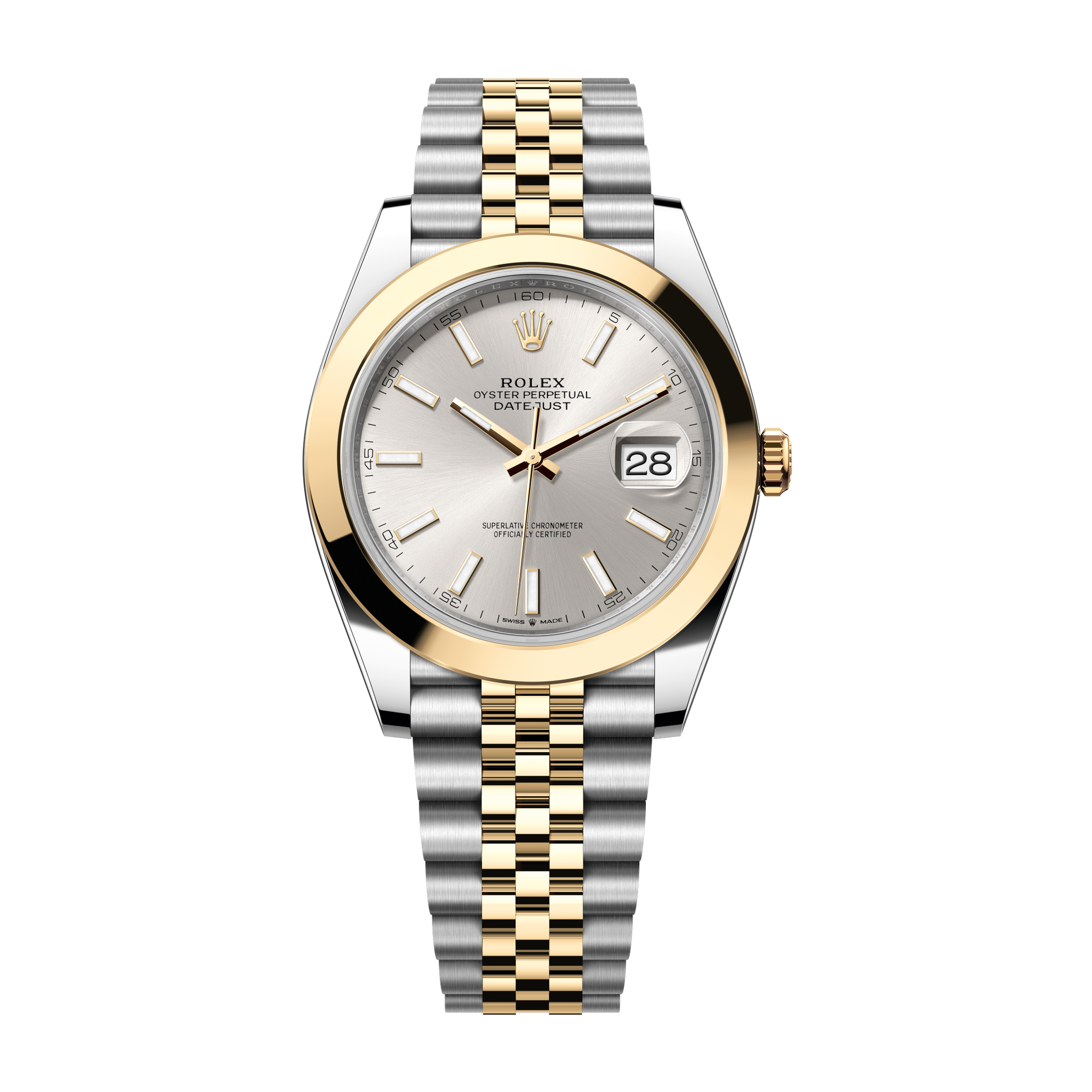 Rolex Datejust 41 Silver Two-Tone 41mm