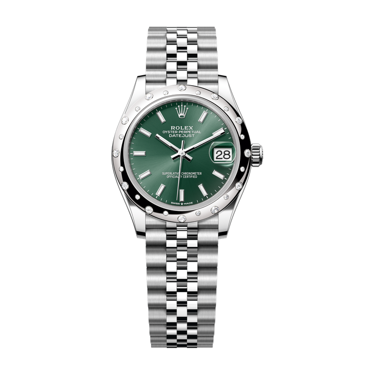 Rolex Datejust 31 Green Two-Tone 31mm