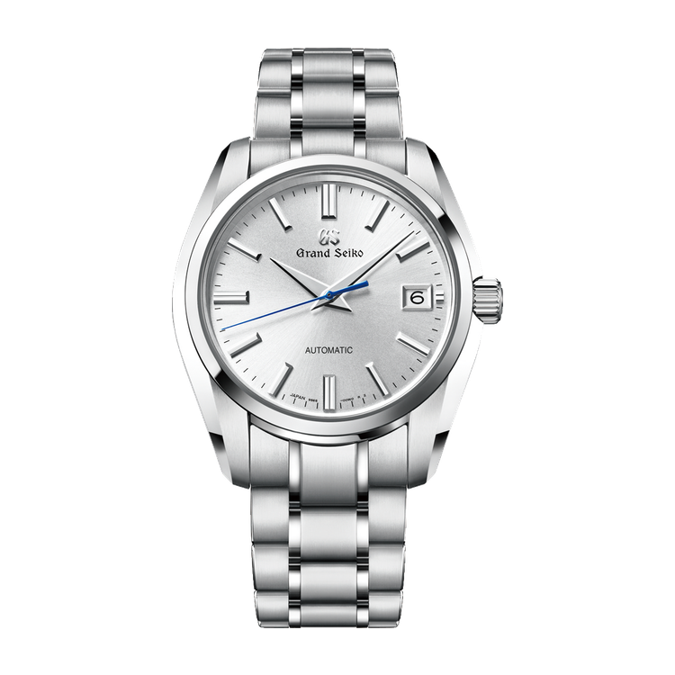 Grand Seiko Heritage Refined Essentials Silver Steel Alligator Leather 40mm