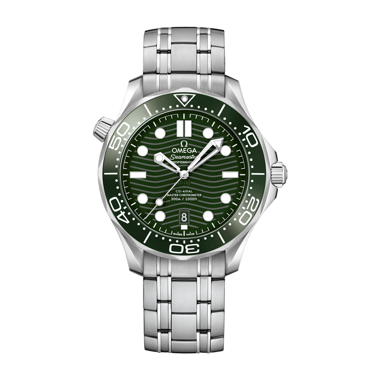 Omega Seamaster Diver 300M Green Steel 42mm