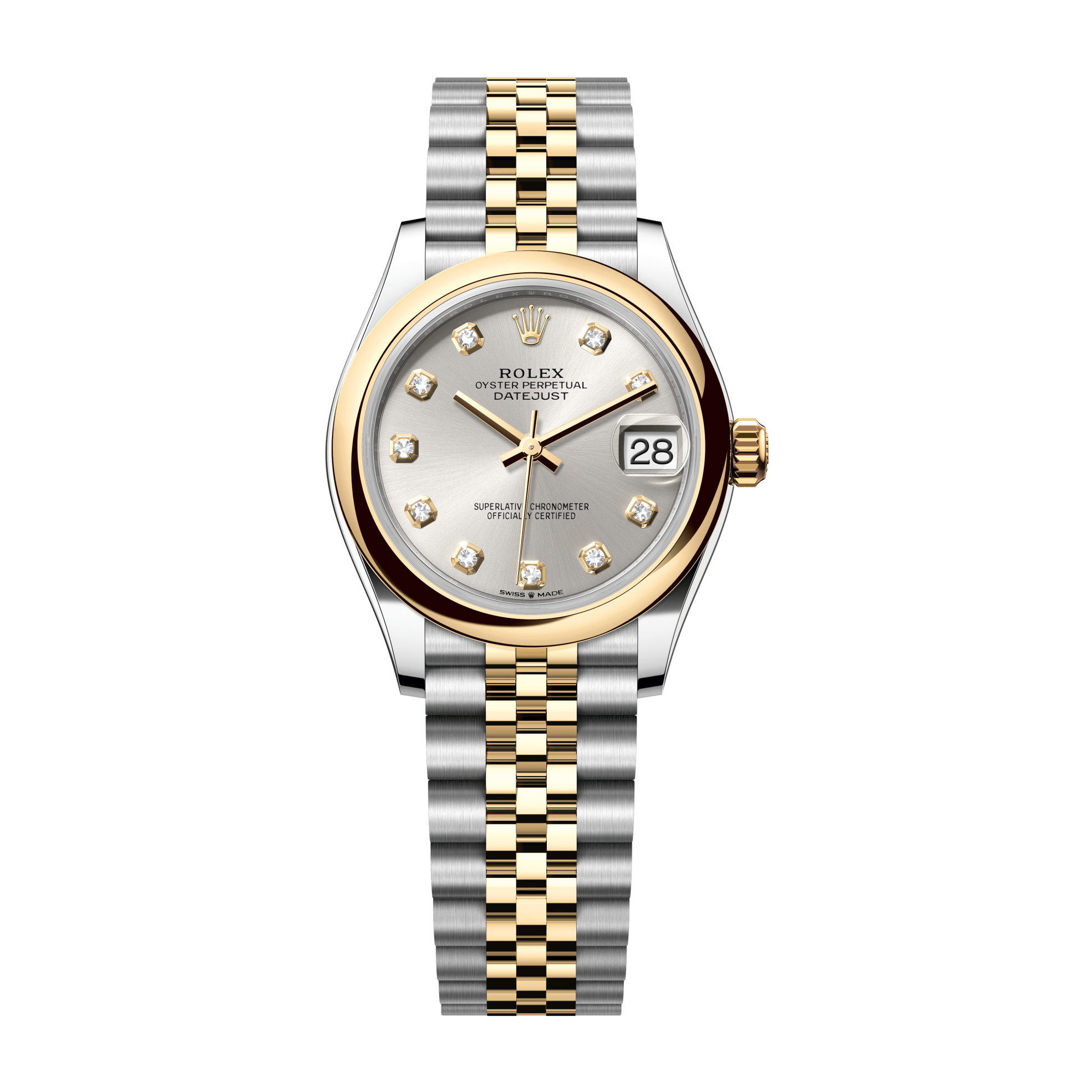 Rolex Datejust 31 Silver Two-Tone 31mm