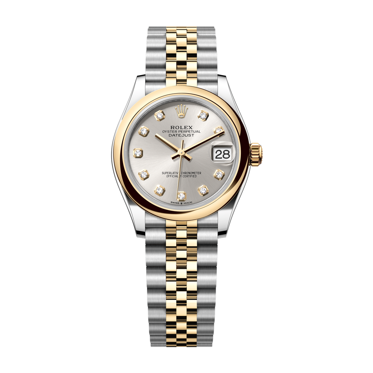 Rolex Datejust 31 Silver Two-Tone 31mm