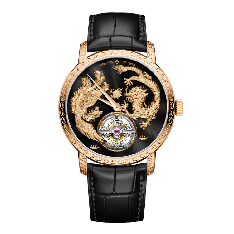 Vacheron Constantin Traditionnelle Tourbillon Gold Alligator Leather 41mm