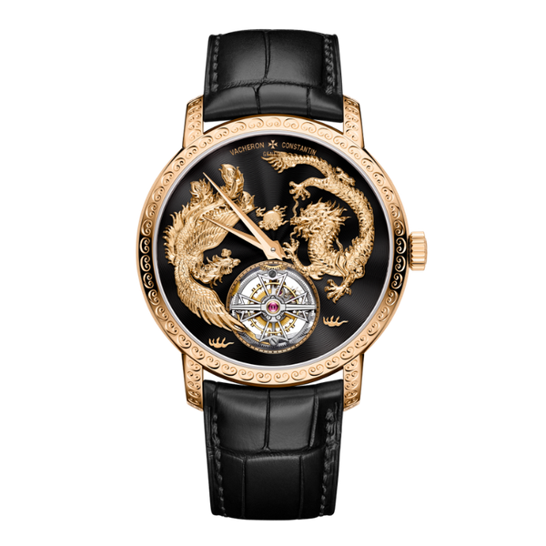 Vacheron Constantin Traditionnelle Tourbillon Gold Alligator Leather 41mm