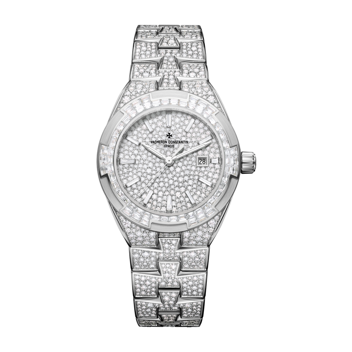 Vacheron Constantin Overseas Self-winding High Jewellery Diamond Pave White Gold 35mm