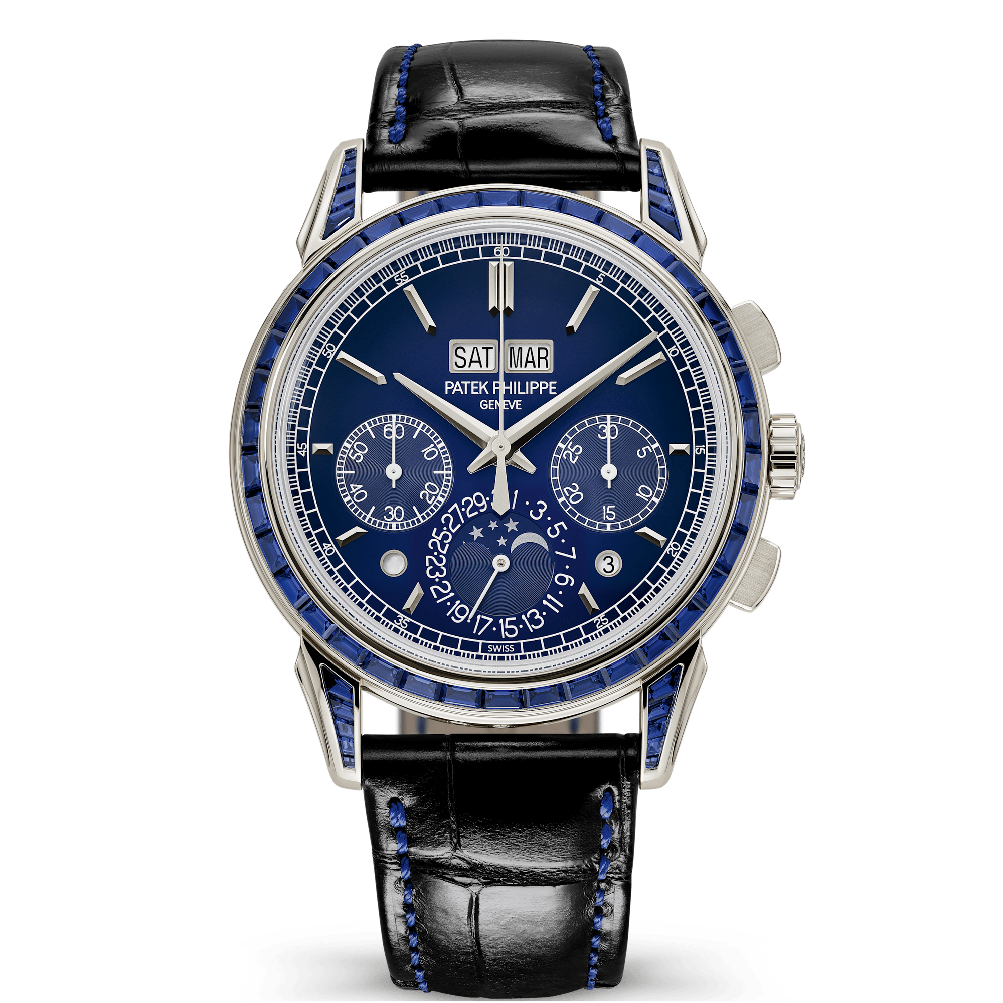 Patek Philippe Grand Complications Blue Platinum Leather 41mm