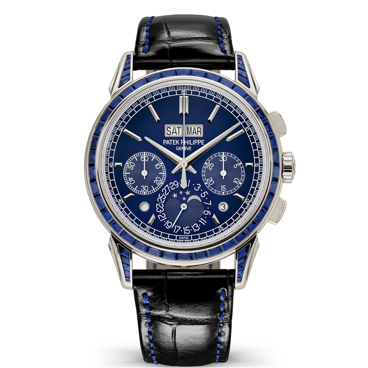 Patek Philippe Grand Complications Blue Platinum Leather 41mm