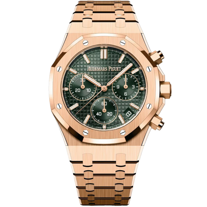 Audemars Piguet Royal Oak Green Rose Gold 41mm