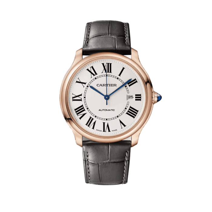 Cartier Ronde Louis White Leather 40mm